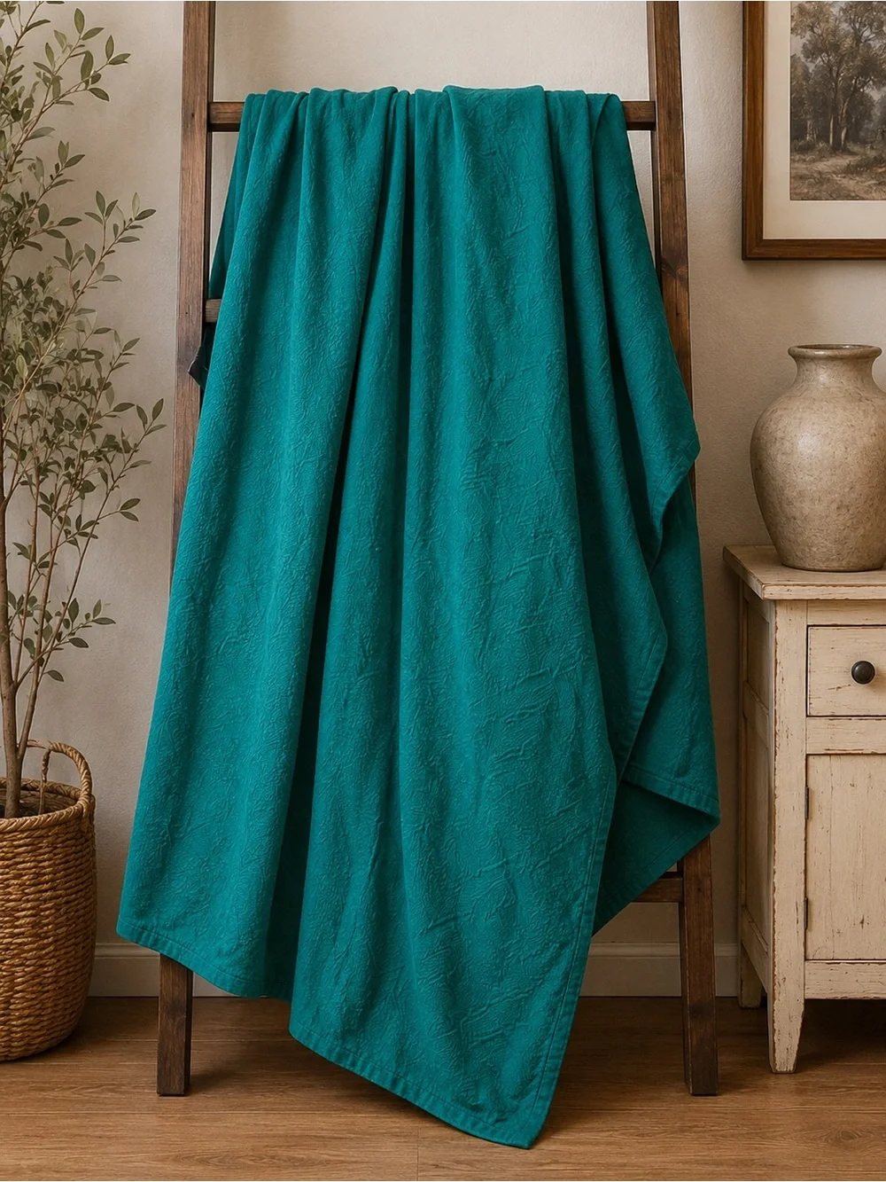 Teal Women’s Maxi Skirt - Stylish Teal A-Line Skirt